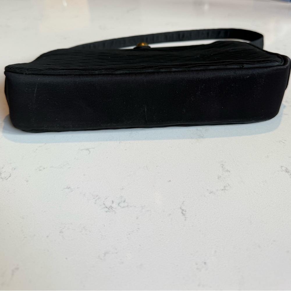 Vintage Meyers Made in USA Elegant Black Women's Handbag - Picture 9 of 9